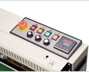 Machine de scellage continu <span class=keywords><strong>FR</strong></span> 1000, machine de scellage automatique horizontale pour sacs en plastique, machine de scellage à rouleau encreur - Product Image 5