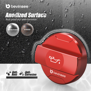 Tapa de Aluminio para Llenado de Aceite BEVINSEE para Motor VW EA211 1.0 1.2 <span class=keywords><strong>1.4</strong></span> <span class=keywords><strong>TSI</strong></span> <span class=keywords><strong>1.4</strong></span> <span class=keywords><strong>GTE</strong></span>/Híbrido - Product Image 5