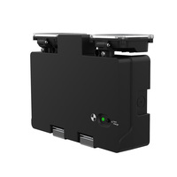 Lumière d'urgence LED murale réglable et rechargeable à double projecteur avec batterie de secours de 3 heures, double tête automatique, lumière de sortie