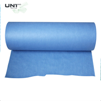 2023 vente chaude respirant imperméable blanc PP Non tissé rouleau de lit SMS SMMS tissu jetable hôpital médical draps rouleau