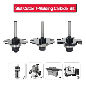 T-cutter <span class=keywords><strong>Router</strong></span> bit t trark bit với mang, t-khía 3/4 "cắt sâu 4 sáo mẫu cho ván ép khía, rãnh, rebating - Product Image 6
