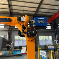 Machine de soudage robotisée à 6 axes, bras de robot de soudage industriel automatique pour l'automatisation des usines