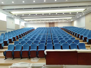 Sillas Apilables de Aluminio Resistentes para Iglesia, Auditorio, <span class=keywords><strong>Teatro</strong></span>, con Marco Metálico, Asientos Ecológicos para Culto, Conferencias y Eventos - Product Image 5