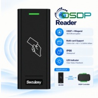 Lecteur OSDP RS485 haute sécurité pour système de contrôle d'accès, lecteur de cartes RFID de proximité EM 125 kHz, MF 13,56 MHz, NFC avec Wiegand