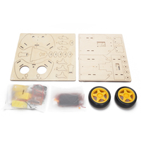 Kit de Robots à Tige de Combat RC 2.4G, Puzzle en Bois 3D, Jouets Éducatifs, Télécommandés, DIY