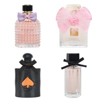 Nœuds en ruban satiné brillant élégants et réutilisables pour la décoration de flacons de parfum et de boîtes cadeaux cosmétiques de luxe