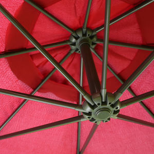 Sombrilla de Jardín Tipo Banana, <span class=keywords><strong>Impermeable</strong></span>, Colgante, de <span class=keywords><strong>Lona</strong></span>, para Playa, Patio, Restaurante, con Estructura de Hierro - Product Image 4