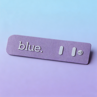 Étiquettes tissées en damassé personnalisées de luxe, logo de marque, étiquette en silicone 3D pour accessoires vestimentaires