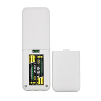 Télécommande sans fil ultra-mince avec support de base contrôleur de porte de garage interrupteur à distance led télécommande sans fil universelle
