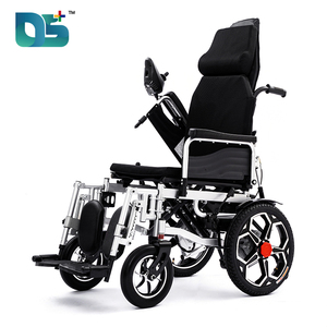 <span class=keywords><strong>Fauteuil</strong></span> <span class=keywords><strong>roulant</strong></span> électrique pliable intelligent en aluminium avec télécommande, dossier inclinable et coussin, pour personnes handicapées, atteintes de paralysie cérébrale et personnes âgées - Product Image 2