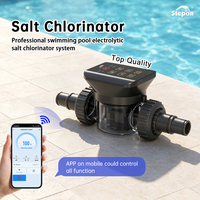 Service OEM ODM, Chlorinateur au sel autonettoyant de haute qualité avec plaque en titane, contrôle à distance par application Wi-Fi, pour piscines jusqu'à 12 000 gallons
