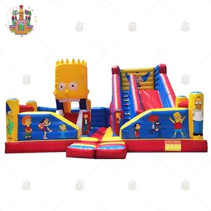 Commercial Outdoor Kids Inflatable Construction Activity Centre For Sale