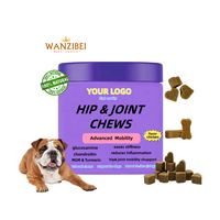 Personnalisation de Marque Privée - Suppléments pour Hanches et Articulations avec Glucosamine pour Chiens - Friandises à Mâcher pour Chiens - Soulagement Naturel de la Douleur Articulaire
