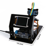 KUONGSHUN Kit de Robot Ultrasónico con Radar para Educación STEM, Programación DIY con Tutorial, Kits Robóticos Biónicos para Arduino