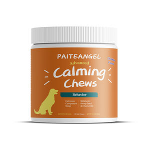 맞춤형 애완 동물 치료 진정제 보충제 멜라토닌 지원 이완 진정 대마 개 씹는 건강 불안 - Product Image 2
