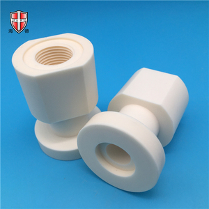 Ingénierie du filetage de la machine <span class=keywords><strong>99</strong></span> <span class=keywords><strong>99</strong></span>.5 Tubes en céramique d'alumine Al2O3 Cylindre à air d'usinage - Product Image 2