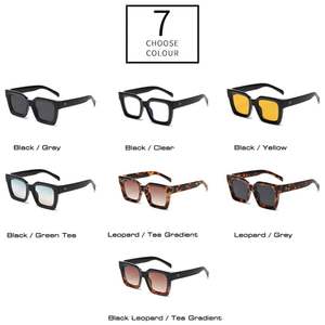 Gafas de Sol Personalizadas con Logotipo, Estilo Vintage, Montura Cuadrada con Remaches, Protección UV400, Lentes Degradadas para Hombre y Mujer - Product Image 5