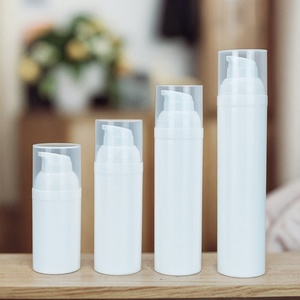 Luxury 30ml 50ml 100ml PP Cylinder Airless <b>Pump</b> Sprayer Bottle White Plastic <b>Vacuum</b> Cream Lotion Skincare Cosmetic Packaging - Product Image 2