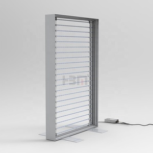 Cadre en aluminium <span class=keywords><strong>immobilier</strong></span> double face publicité caissons lumineux support cadre de profil - Product Image 3