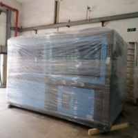 Compresseur de refroidisseur d'eau industriel 120 CV refroidi par air, écologique, pour le moulage plastique et les systèmes de climatisation CVC