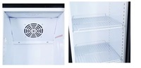 Réfrigérateur commercial SC105L à porte vitrée mince, 105L, pour boissons, avec serrure et clé