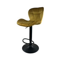 Chaise de bar pivotante réglable en hauteur pour restaurant commercial, mobilier de salle à manger, hôtel, cuisine – Tabouret de bar design