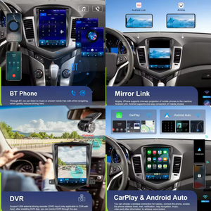 วิทยุติดรถยนต์ Podofo 9.7 นิ้ว 4+64G ระบบแอนดรอยด์ รองรับ Wireless Carplay/Android Auto GPS/Wifi/BT สำหรับรถยนต์ Chevrolet Cruze J300 ปี 2009-2014 - Product Image 4
