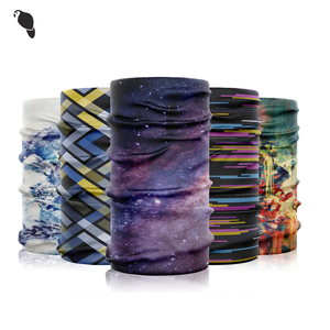 UPF50 +, polaina elástico de pañuelo de seda de tubo de cuello para exteriores personalizado con diseño de hielo fresco, pañuelos de calidad premium - Product Image 1