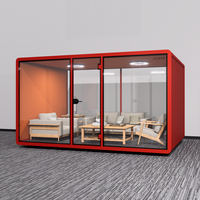 Cabine de bureau insonorisée, cabine téléphonique de bureau, cabine pour réunions Zoom, cabine de bureau à double vitrage