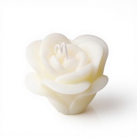 Bougie d'aromathérapie parfumée à la rose faite à la main pour la Saint-Valentin et les anniversaires - Cadeau thématique Tanabata