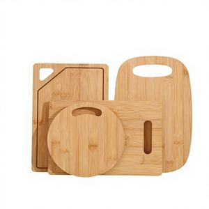 Planche à découper en bois durable, élégante et écologique, rectangulaire, épaisseur 1,5 cm, passe au lave-vaisselle, marque TRESUN, modèle WOOD-36 - Product Image 1