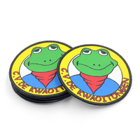 Parches Bordados Personalizados al por Mayor, Ecológicos, con Logotipo de Club, Tejidos en Satén, con Revestimiento Termoadhesivo, Etiquetas para Ropa, Alfabeto, Flores