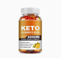 Gummies Céto de Haute Qualité pour Hommes et Femmes, 60 Unités, Marque Privée OEM, Vitamines Céto pour Adultes et Adolescents