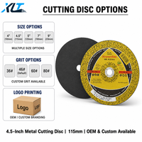 Disque de découpe métallique 4,5 pouces (115 mm) à livraison rapide, disque abrasif en résine 115x1,2x22,2 mm pour meuleuse d'angle, acier inoxydable