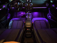 Audi A3 8V 8Y S3 RS3 2013-2019 - Éclairage d'ambiance - Tableau de bord - Grille d'aération - Lampe d'ambiance LED avec RGB 30 couleurs - Plug&Play