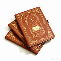 Journal A5 en PU à couverture rigide, style rétro, avec feuille d'or, carnet personnalisé, cadeau