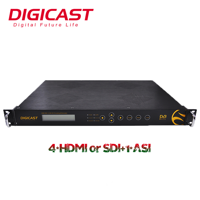 4 canaux HDM ITo RF Modulateur DVB T Modulateur De TÉLÉVISION PAR Câble DVB-T DVB-C ATSC Modulateur D'encodeur