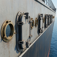 Ventana Circular Marina de Vidrio Aislante Low-E, Doble Acristalamiento Templado, para Observación en Barcos