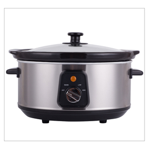 New Electrical Crock Pot 4.5l Automatic Electric <strong>3.5</strong> qt Round Stainless Steel <strong>Slow</strong> <strong>Cooker</strong> - Product Image 1