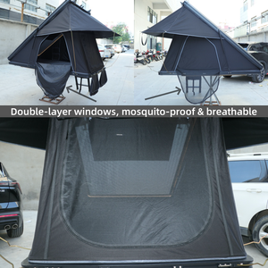 Carpa <span class=keywords><strong>de</strong></span> Techo Rígida <span class=keywords><strong>de</strong></span> Aluminio <span class=keywords><strong>para</strong></span> 2-3 Personas, <span class=keywords><strong>para</strong></span> Autos, <span class=keywords><strong>SUV</strong></span> y Camionetas, Ideal <span class=keywords><strong>para</strong></span> Camping - Product Image 4