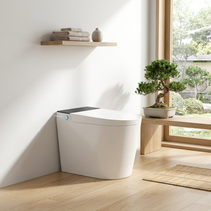 Siège de toilette intelligent avec couvercle automatique, sans pression d'eau, commande vocale, désinfection UV, jet de bulles instantané inclus - Product Image 2