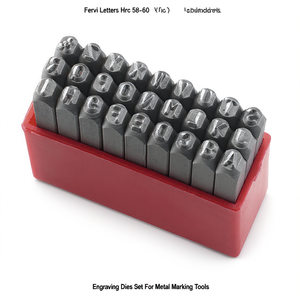 ชุดแม่พิมพ์แกะสลักเฟอร์วี เลตเตอร์ส เอชอาร์ซี 58-60 สำหรับเครื่องมือทำเครื่องหมายบนโลหะ - Product Image 2