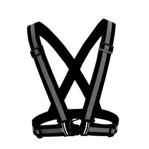 Night Running Riding Clothing Vest Gilet de sécurité réglable Bande élastique Highlight Sangles réfléchissantes - Product Image 3