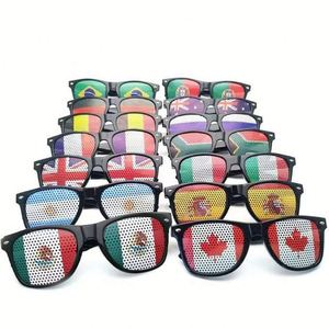 Lunettes de supporter de football en gros - Lunettes de soleil personnalisées avec drapeau national |   Cadeaux promotionnels pour le sport, les clubs de fans et les tournois - Product Image 1