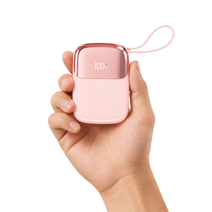 เครื่องชาร์จพก<span class=keywords><strong>พา</strong></span>แบบใหม่ปี 2026 อัลตร้ามินิ 10000mAh ชาร์จเร็<span class=keywords><strong>ว</strong></span> พร้อ<span class=keywords><strong>ม</strong></span>สายชาร์จในตัว แบตเตอรี่สำรองสำหรับเดินทาง ปลอดภัยสำหรับการขึ้นเครื่องบิน - Product Image 1
