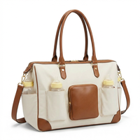 et cuir véritable maman fourre-tout grande capacité bébé organisateur sacs avec poche bouteille voyage maternité personnalisé