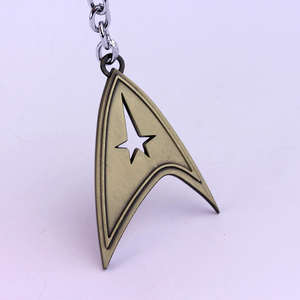 Porte-clés en alliage <span class=keywords><strong>Star</strong></span> <span class=keywords><strong>Trek</strong></span>, design de cône de nez de <span class=keywords><strong>vaisseau</strong></span> <span class=keywords><strong>Star</strong></span> <span class=keywords><strong>Trek</strong></span>, accessoire de voiture géométrique créatif, produit dérivé populaire de films et séries TV - Product Image 5