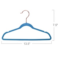 Crochet de costume en velours Rose or personnalisé, pour manteau de bébé, cintres pour enfants, 50 pièces
