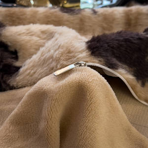 Set di <span class=keywords><strong>Lenzuola</strong></span> e Copripiumino in Peluche di Coniglio Merad Personalizzabile Moderno di Grado A Direttamente dalla Fabbrica - Product Image 2