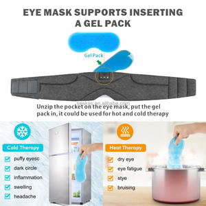 <span class=keywords><strong>Masque</strong></span> de Sommeil Bluetooth avec Minuteur et Casque Audio Anti-Bruit Blanc <span class=keywords><strong>pour</strong></span> Dormeurs Latéraux Fourniture OEM <span class=keywords><strong>pour</strong></span> Utilisation Nocturne Soulagement des Cernes - Product Image 5